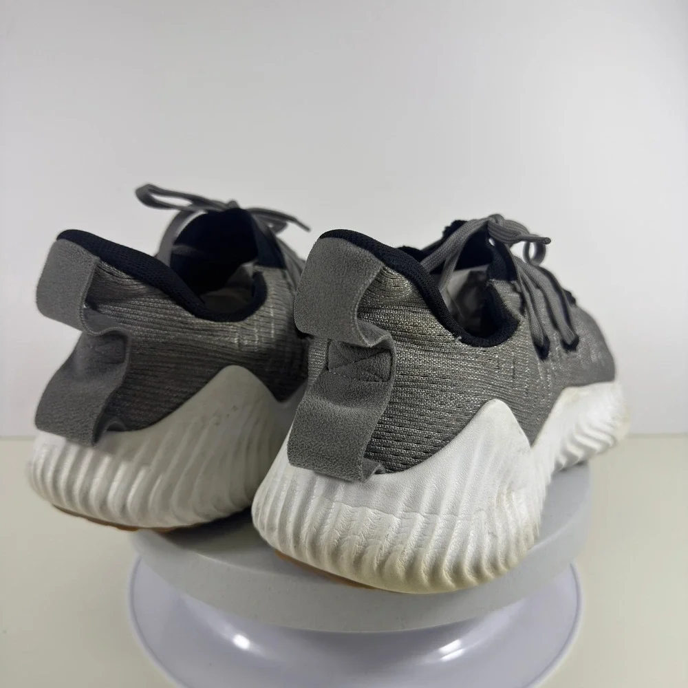 Adidas‎ Alphabounce Trainer Grey White Gum Sole Mens 13.5 Running Shoes